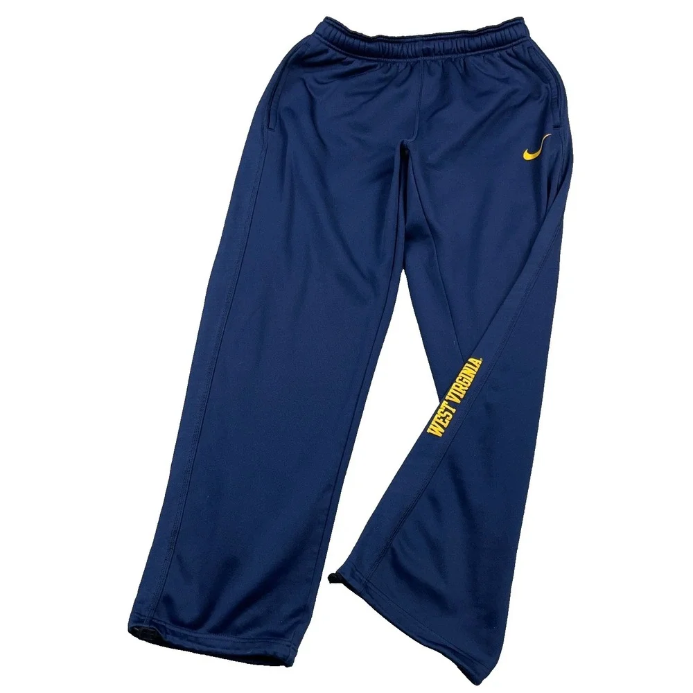 West Virginia Mountaineers Sweatpants Men Medium Nike Thera Dri Fit WVU Adult